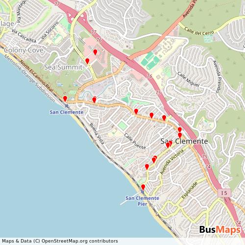 Transit Data for United States by SC Trolley with Stops on Map