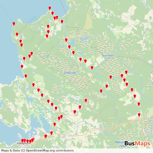 Transit Data for Estonia by Gobus As with Stops on Map