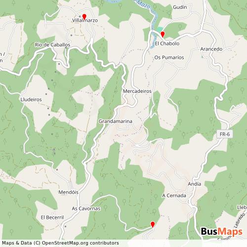 Transit Data for Spain by María del Pilar Rico López with Stops on Map