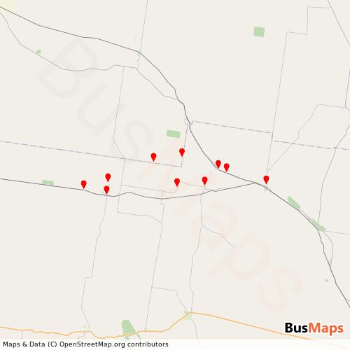 Transit Data for Australia by Dan Simmons Pty Ltd with Stops on Map