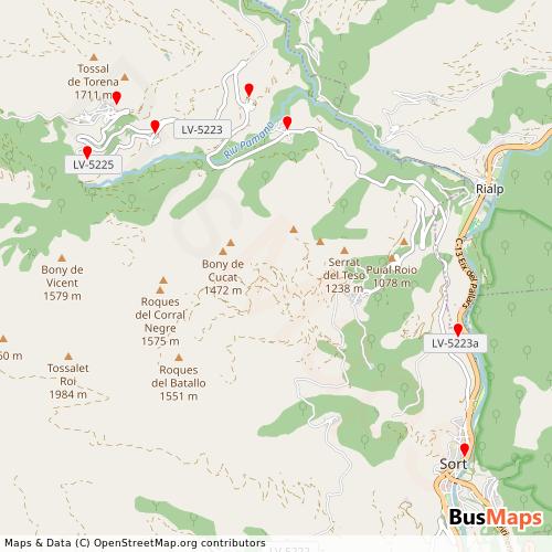 Transit Data for Spain by Josep M. Rabasa Arajol with Stops on Map