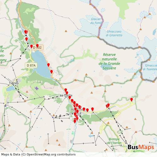 Transit Data for France by Zenbus with Stops on Map