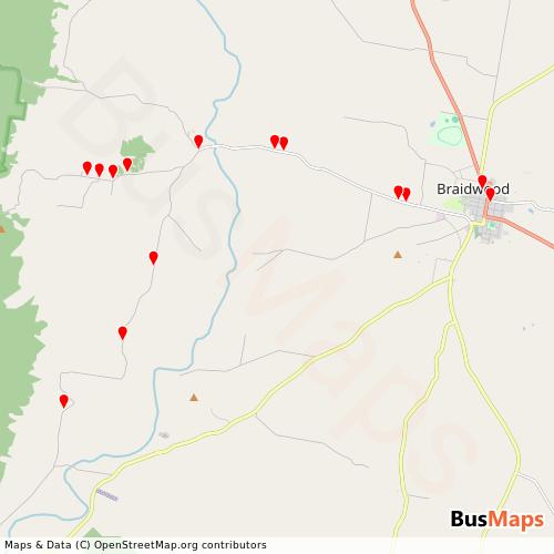 Transit Data for Australia by Fairview Buses Pty Ltd with Stops on Map