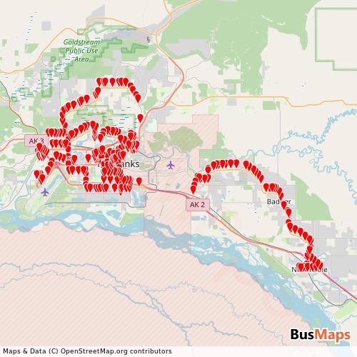 Transit Data for United States by Agency with Stops on Map