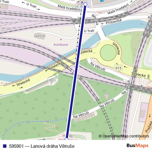 595901 cable-car Line Map