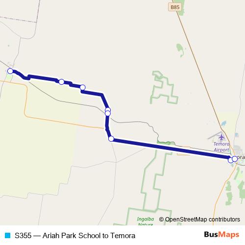 S355 bus Line Map
