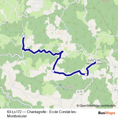 63-Ls172 bus Line Map