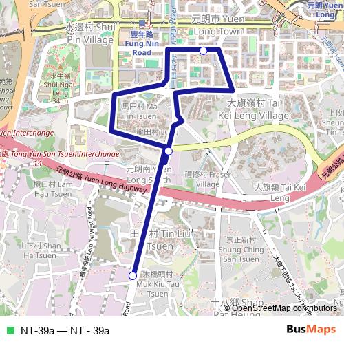 NT-39a bus Line Map