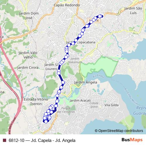 6812-10 bus Line Map
