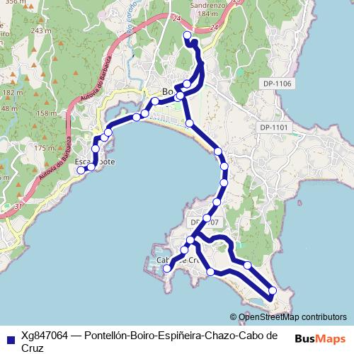 Xg847064 bus Line Map
