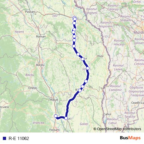 R-E 11062 rail Line Map