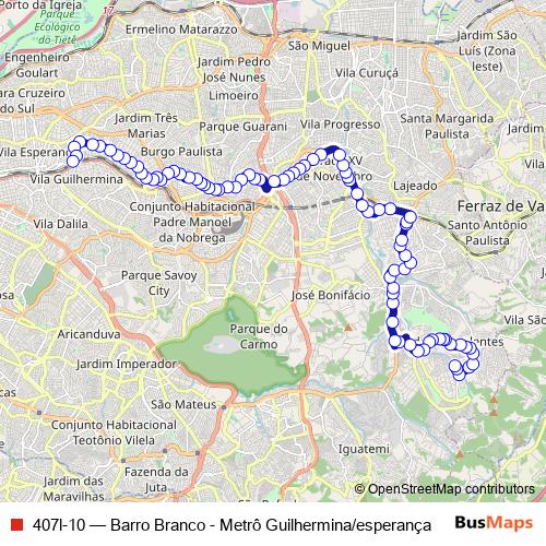 407l-10 bus Line Map