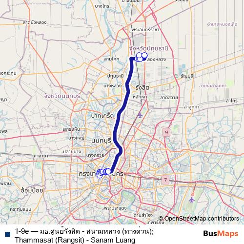 1-9e bus Line Map