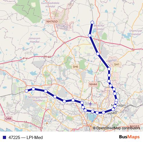 47225 rail Line Map