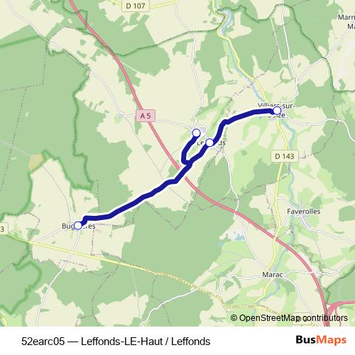 52earc05 bus Line Map