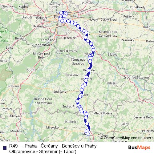 R49 rail Line Map
