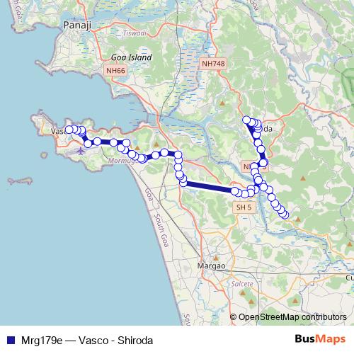 Mrg179e bus Line Map