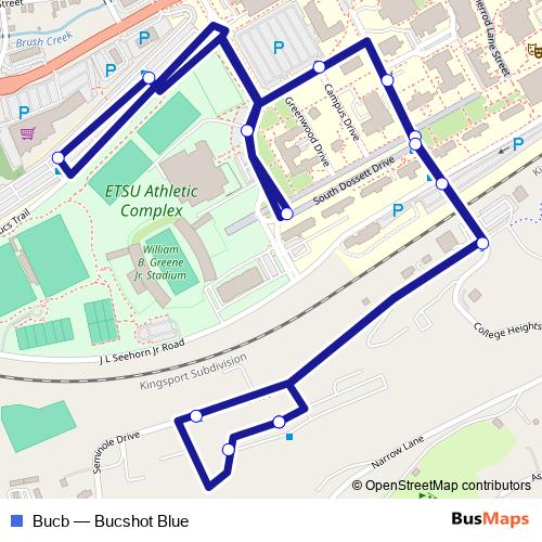 Bucb bus Line Map