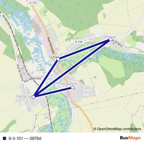 8-3-101 bus Line Map