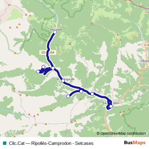 Clic.Cat bus Line Map