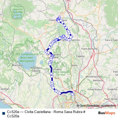 Cc520a bus Line Map