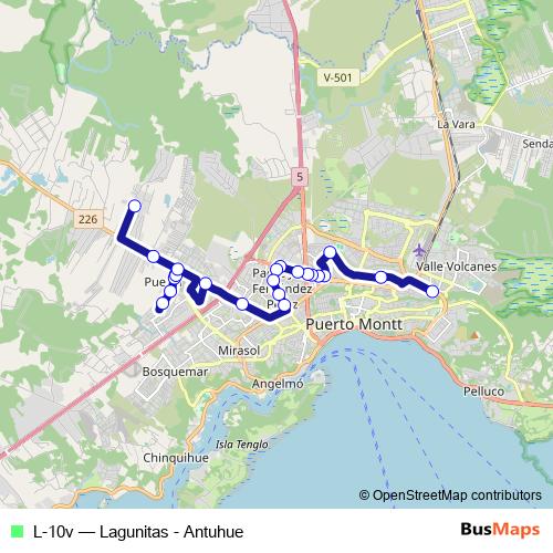 L-10v bus Line Map
