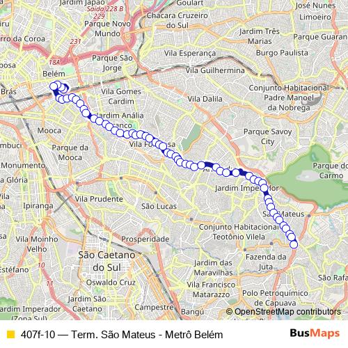 407f-10 bus Line Map