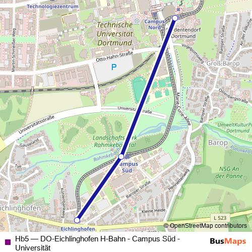 Hb5 monorail Line Map