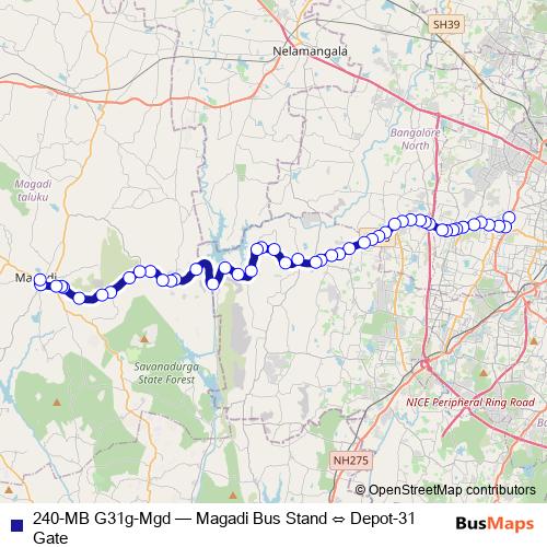 240-MB G31g-Mgd bus Line Map