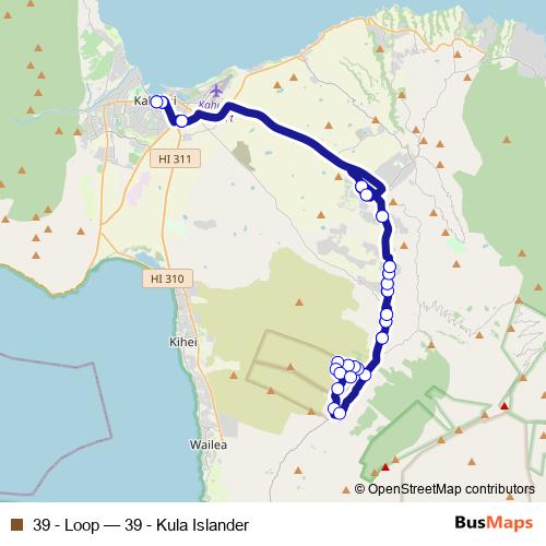 39 - Loop bus Line Map