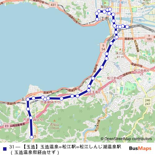 31 bus Line Map