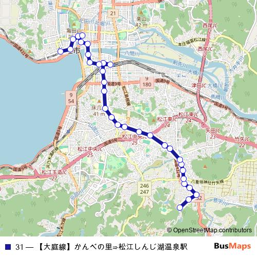 31 bus Line Map