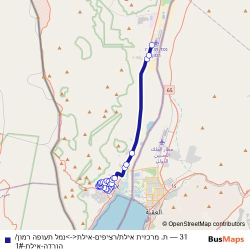 31 bus Line Map