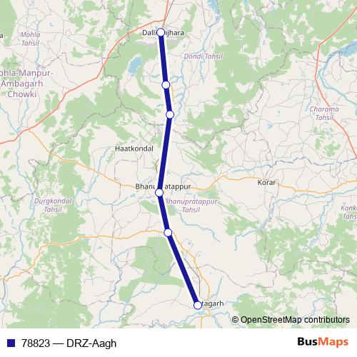 78823 rail Line Map