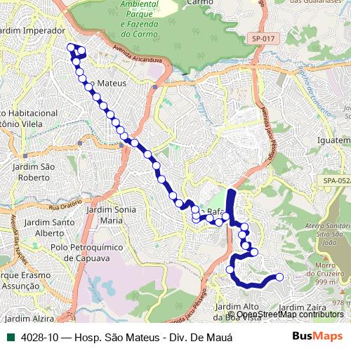 4028-10 bus Line Map