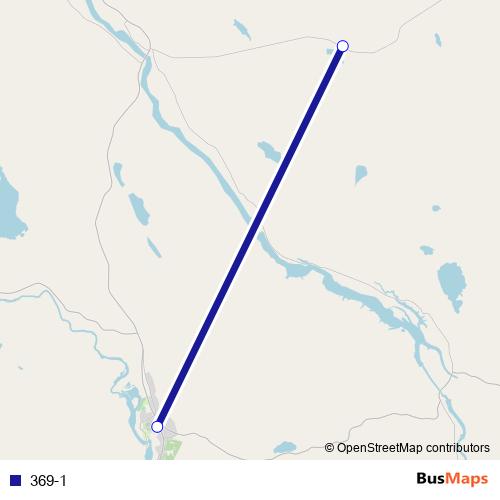 369-1 bus Line Map