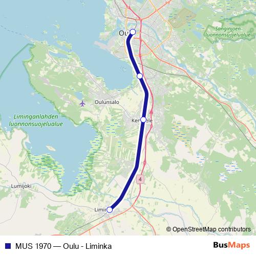 MUS 1970 rail Line Map