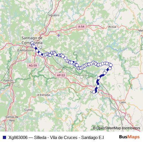 Xg863006 bus Line Map