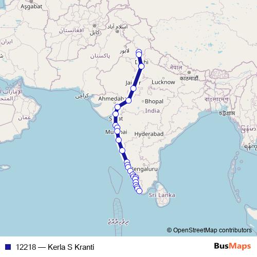 12218 rail Line Map