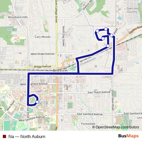 Na bus Line Map