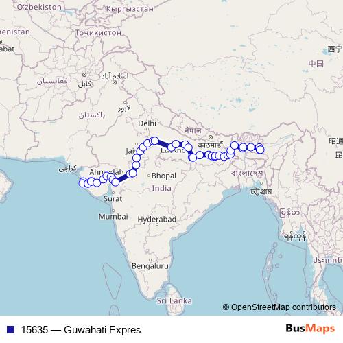 15635 rail Line Map
