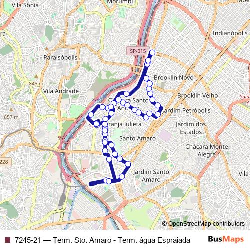 7245-21 bus Line Map