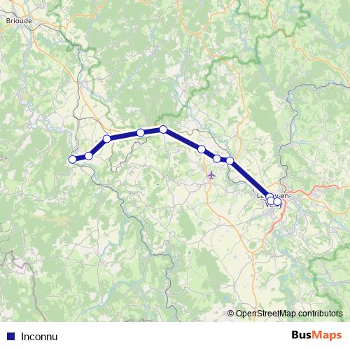 Inconnu bus Line Map