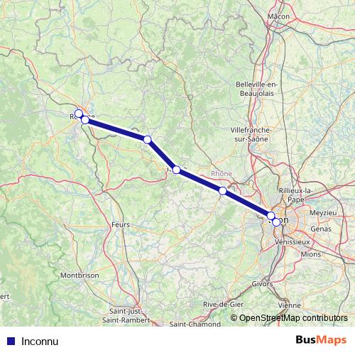 Inconnu bus Line Map