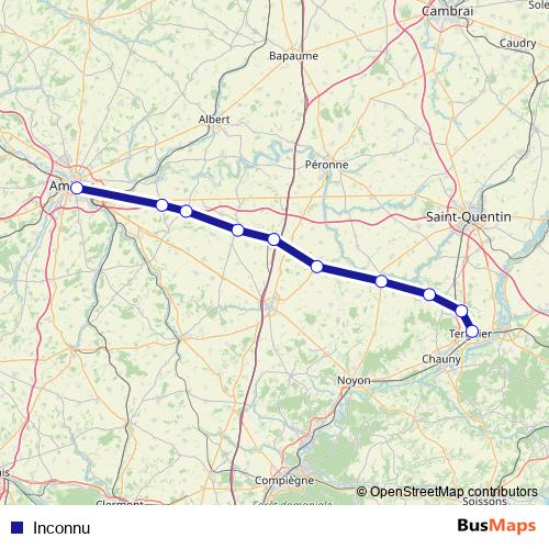 Inconnu bus Line Map