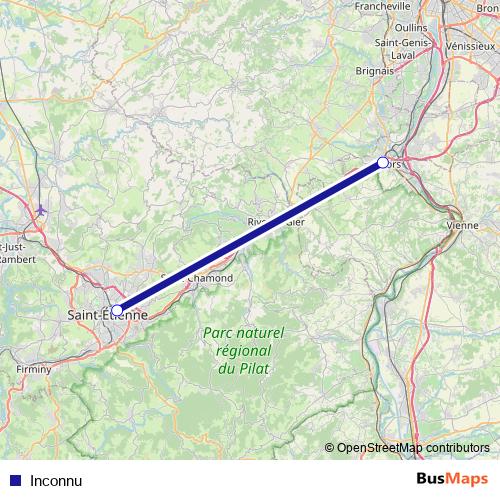 Inconnu bus Line Map