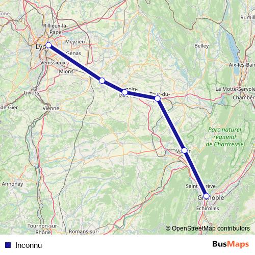 Inconnu bus Line Map