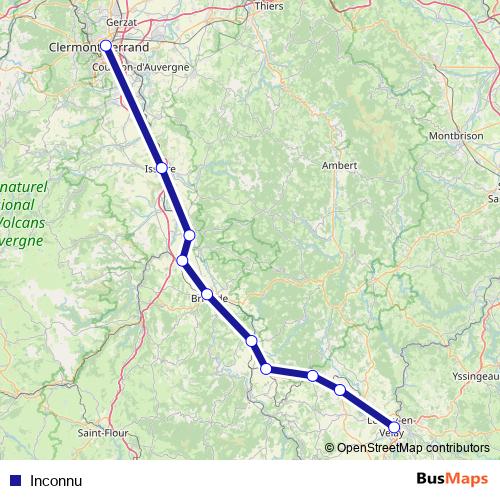 Inconnu bus Line Map