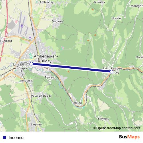 Inconnu bus Line Map