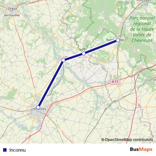 Inconnu bus Line Map